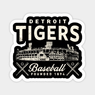 Detroit Tigers Stadium by Buck Tee Magnet