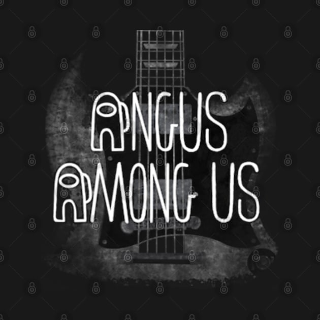 Angus Among Us - who is sus?  SG guitar by BrederWorks