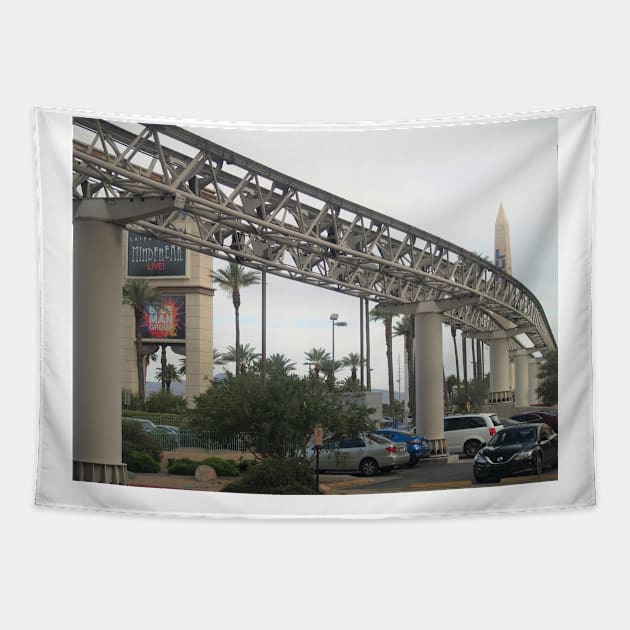 Paris Coaster Tapestry by BenjiRetroWave