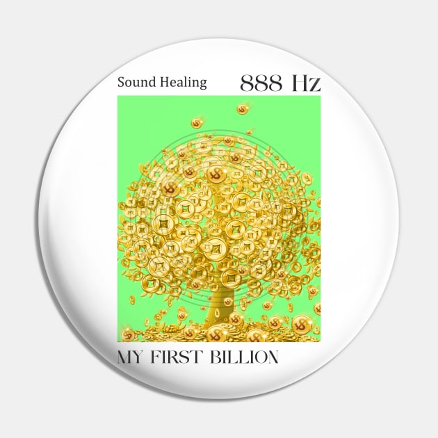 My First Billion 888Hz Pin by aronprathivbirla