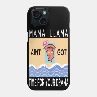 no drama llama lovers Phone Case