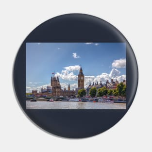 The Houses Of Parliament And Big Ben Clock, London, UK Pin