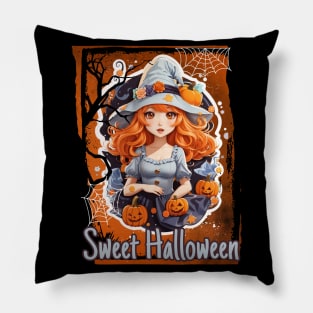 Sweet Girl Halloween Sweet Halloween Pillow