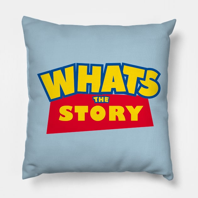 Whats the Story Pillow by Druids Tower