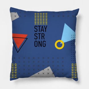 Stay Strong Pattern 02 Face Mask Pillow