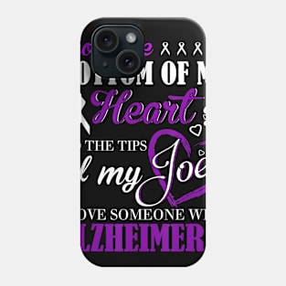 I LOVE SOMEONE WITH ALZHEIMER AWARENESS Gift Phone Case