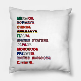 World Showcase Pillow