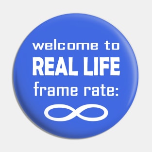 Pause your Game, Experience Real Life at Infinite Frame Rate Pin