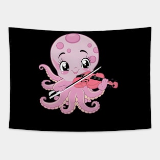 Octopus Violin Tapestry