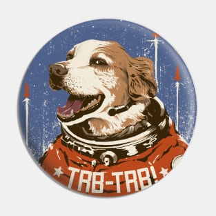 Silly Space Dog Pin