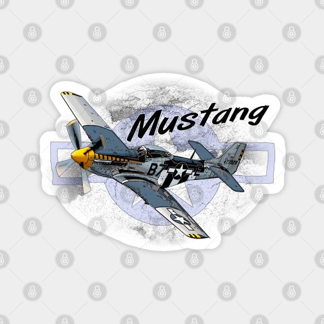 P51 Mustang Magnet by CoolCarVideos