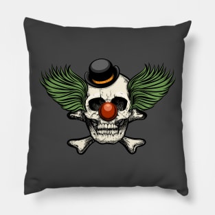 Clown Skull Pillow