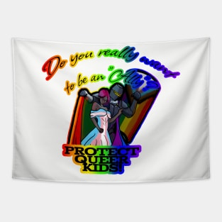 Protect Queer Kids Tapestry