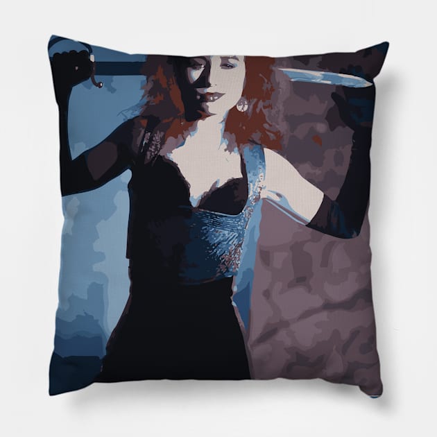 Tori Amos Powerful Woman Pillow by SATVRNAES