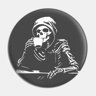 skeleton drink coffee Pin