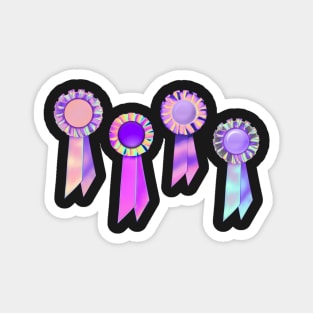 Lavender Ribbon Award Assortment Magnet