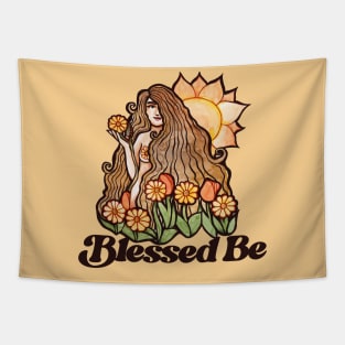 Blessed Be Goddess Tapestry