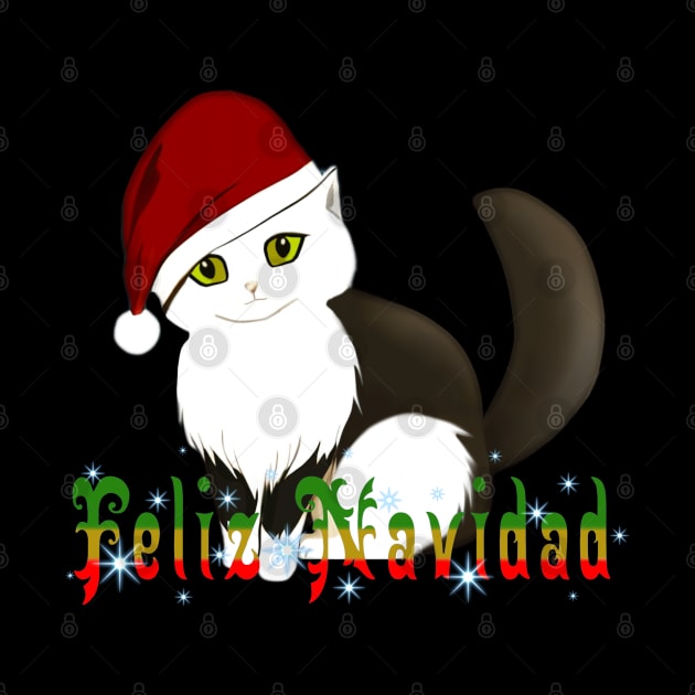 Gato Noeal te Desea Feliz Navidad by Cattingthere