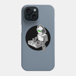 Robot Playing 909 Drum Machine Phone Case