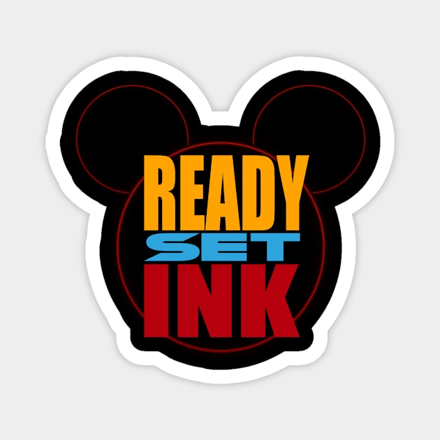 Ready. Set. Ink. Magnet by ClothesContact