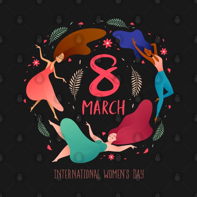 International Women's Day Shirt March 8 by grendelfly73