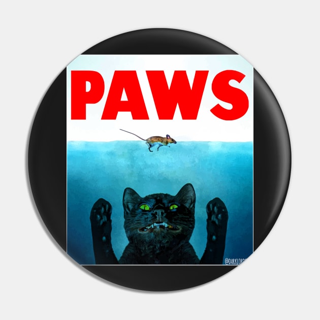 Paws (Cat Jaws) Pin by darklordpug