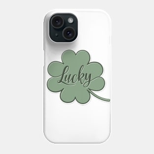 Lucky Green Shamrock - GraphicLoveShop Phone Case