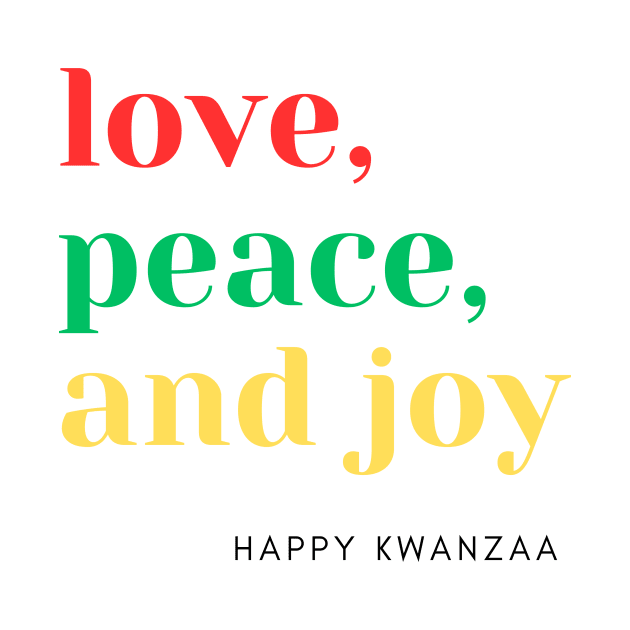 happy kwanzaa by tailermade