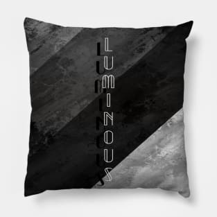 Gray abstract design Pillow