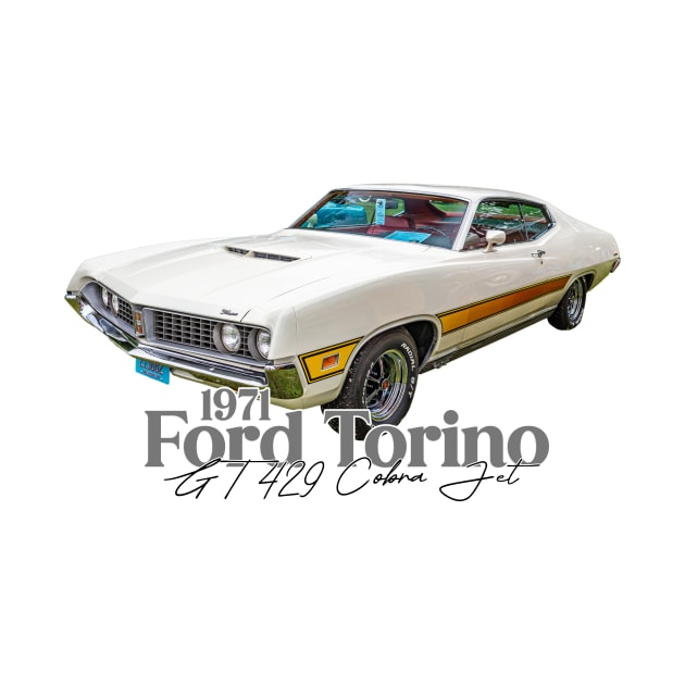 1971 Ford Torino GT 429 Cobra Jet by Gestalt Imagery