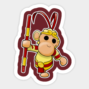 roblox adopt me monkey king Adopt Me Monkey Stickers Teepublic