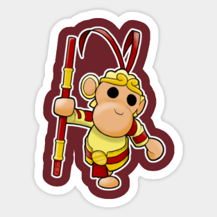 King Monkey Aufkleber Teepublic De - roblox adopt me king monkey