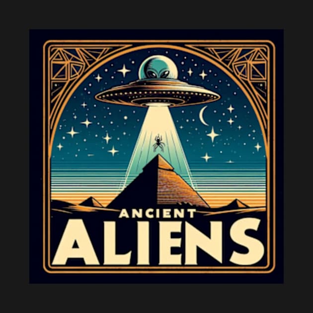 Ancient Aliens Retro Style by The Doom Guy