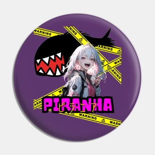 piranha girl Pin