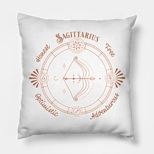 Sagittarius Zodiac Sign Pillow