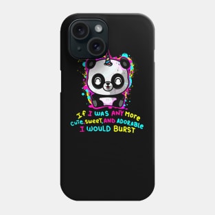 UNICORN PANDA DISTRESSED STYLE Phone Case