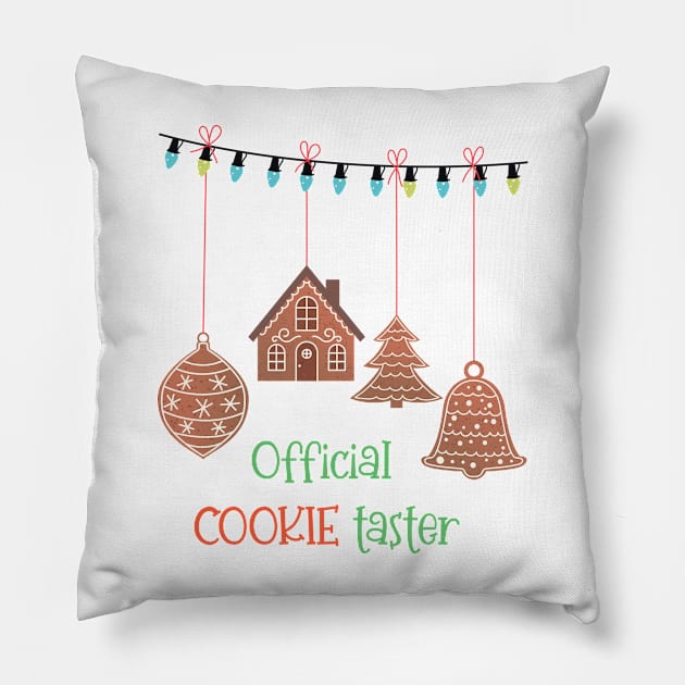 Official Cookie Taster Pillow by SWON Design