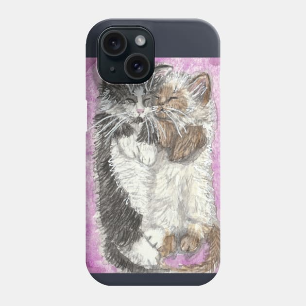 cute kittens Phone Case by SamsArtworks