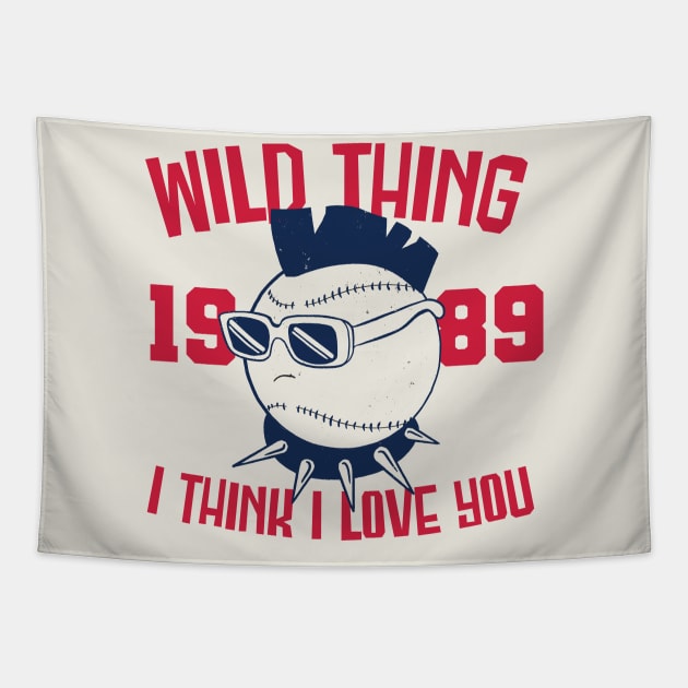 Wild Thing 1989 I Think I Love You // Funny Movie Parody Tapestry by SLAG_Creative