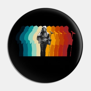 Stevie Nicks Retro Fade Pin