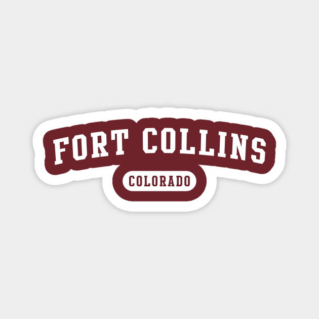 Fort Collins, Colorado Magnet by Novel_Designs