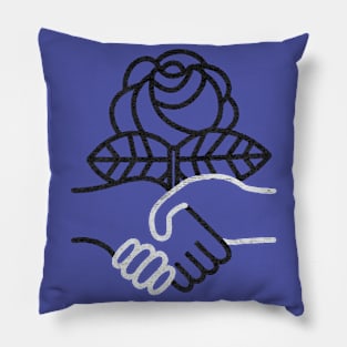 socialism communism hand flower Pillow