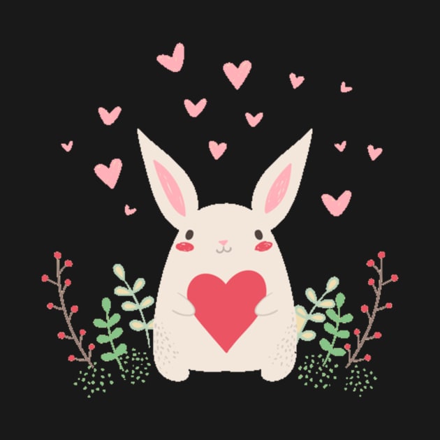 Happy valentine's bunny by LiliMagic