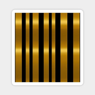 Golden Harmony: Abstract Stripes in Luxe Gold Magnet