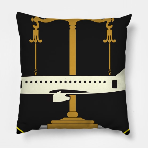 FLIGHT DISPATCHER AVIASI Pillow by Feeling sign