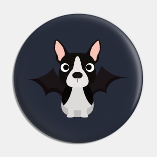 Boston Terrier Halloween Fancy Dress Costume Pin