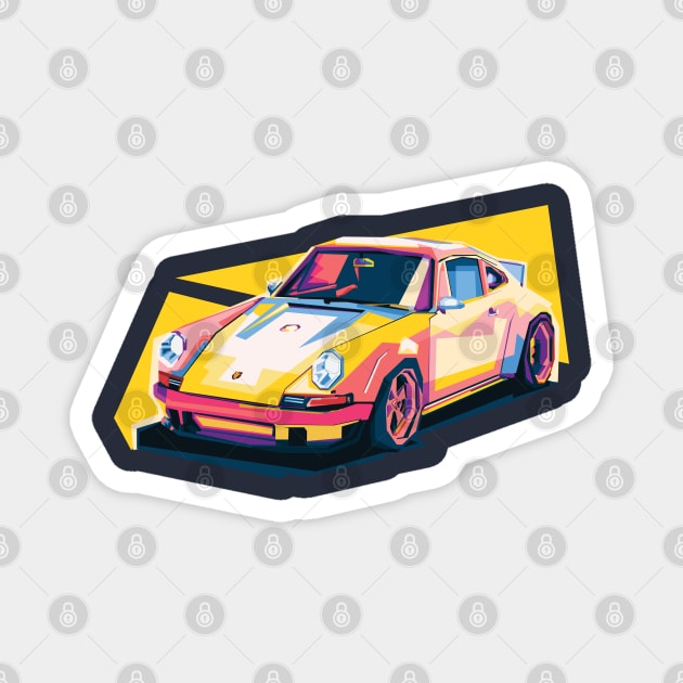 Porsche 930 Series 3 Magnet by Shuriken