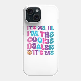 It's Me Hi I'm The Cookie Dealer It's Me Girls Scout Troop Scouting Phone Case