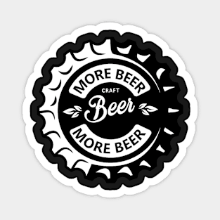 Beer Bottle Cap Design Magnet