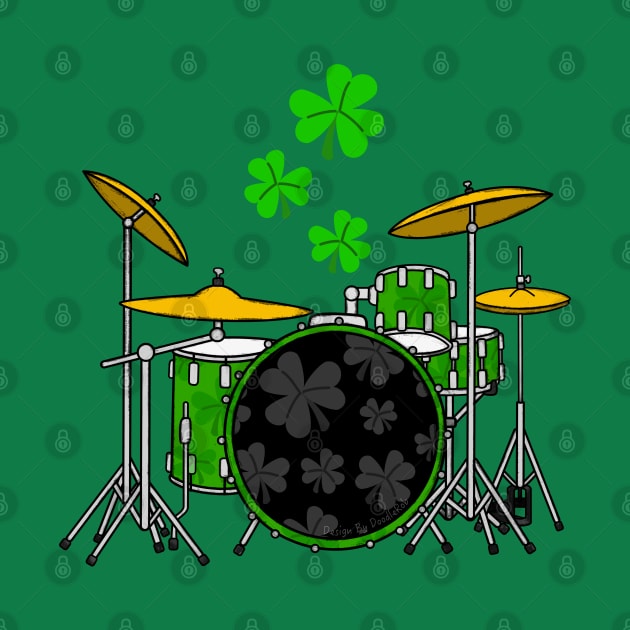 Drummer St Patrick's Day Drum Teacher Irish Musician by doodlerob